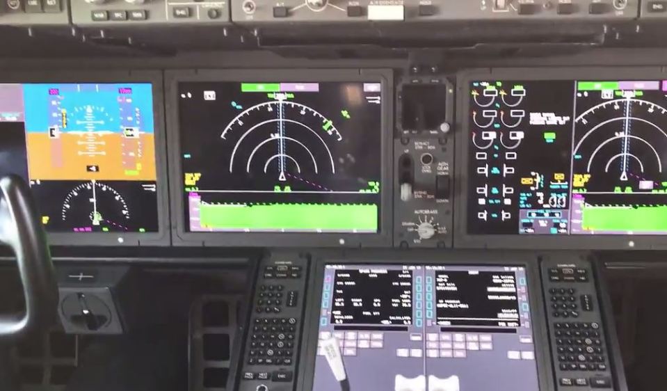  The pilot deck has three autopilots which can also be used for take off and landing