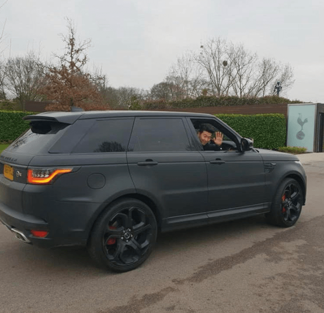  Son waves from the front seat of his 4x4