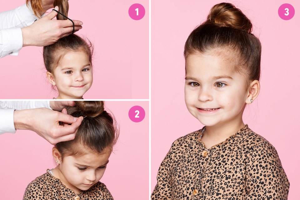  The bun is a simple, classic style that's super easy to achieve