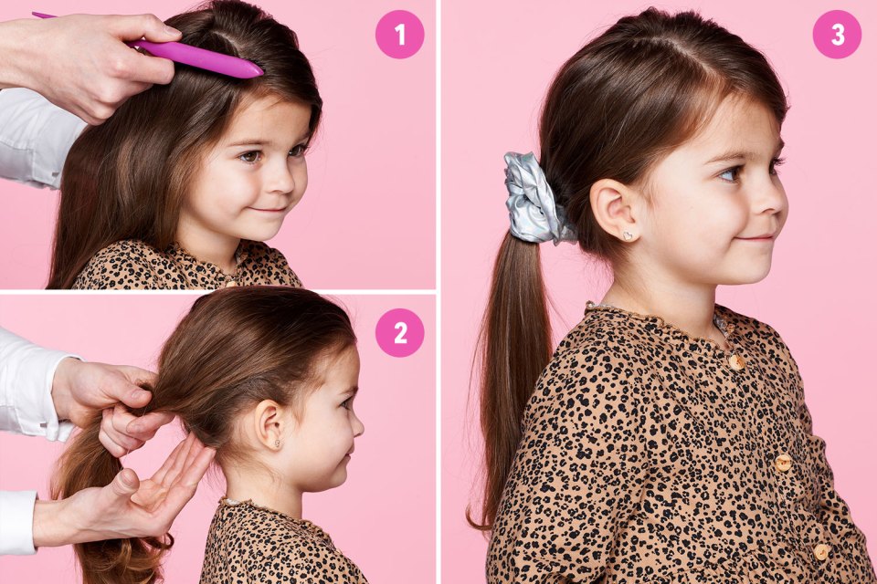  A ponytail is a simple style that can be made more exciting by your choice of scrunchie