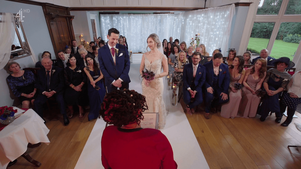 The couple married in front of friends and family, but some viewers don’t think it will last