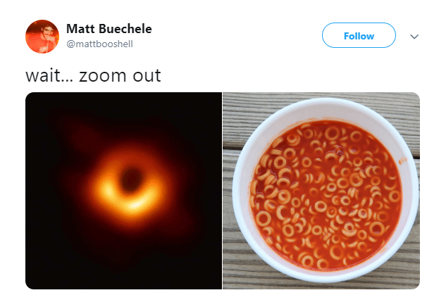  Black hole or spaghetti hoop?