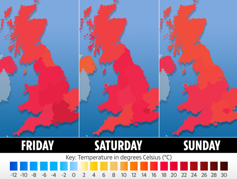  Easter weekend is set to be warm