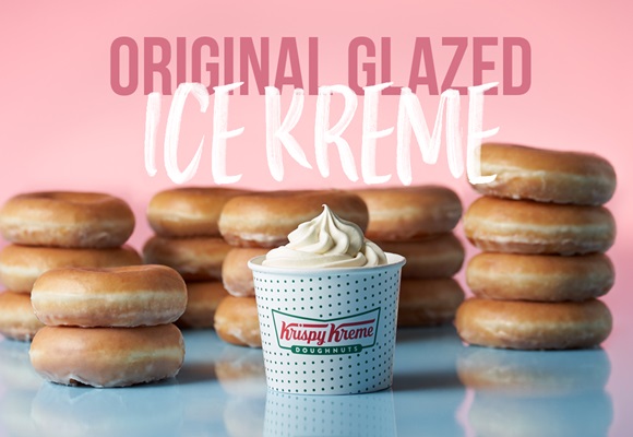  Krispy Kreme original glazed Ice Kreme