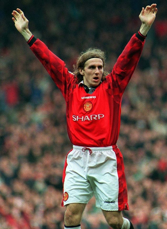  Karel Poborsky became somewhat of a cult hero during his two seasons at Manchester United