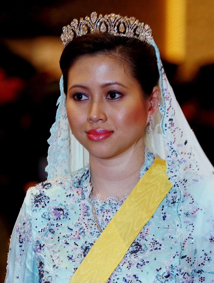  Queen Azrinaz Mazhar, the Sultans third wife, attends his 60th birthday