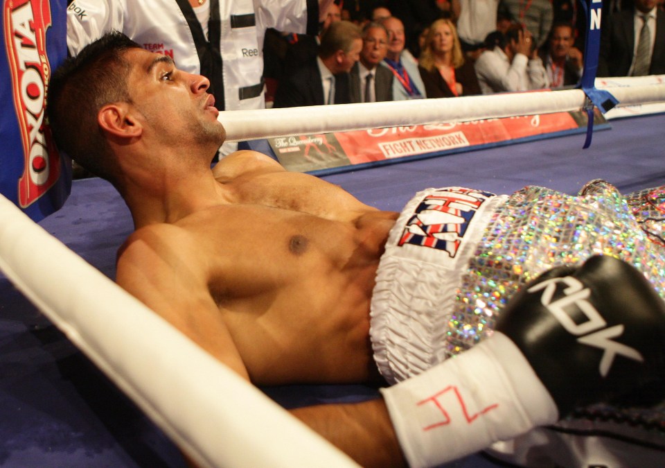 Amir Khan has been knocked out more than once in his career - and Freddie Roach says it will happen again this weekend