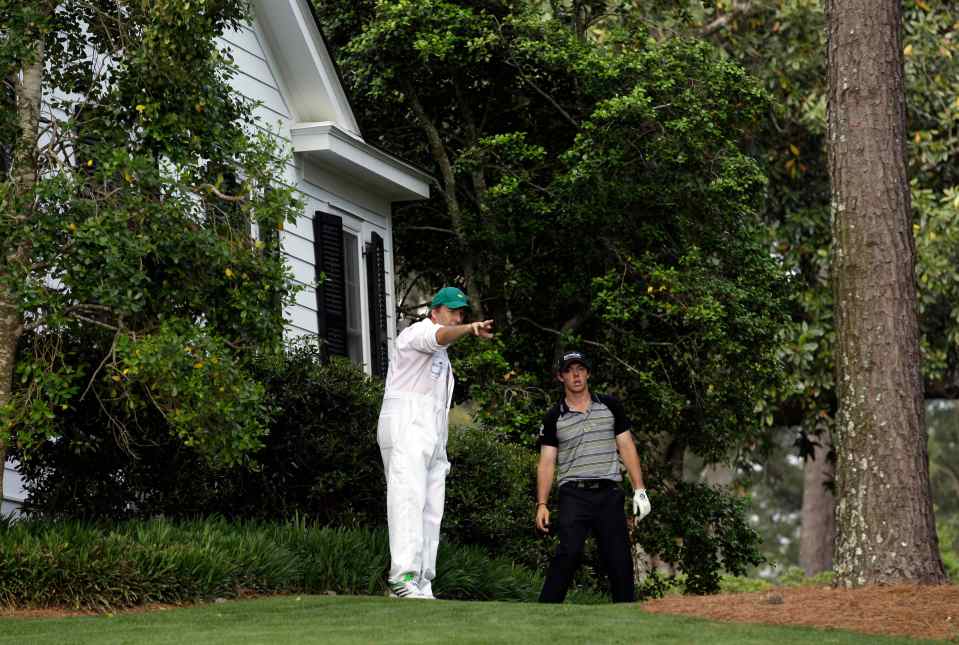  McIlroy got acquainted with one of Augusta's butler cabins during his meltdown in 2010