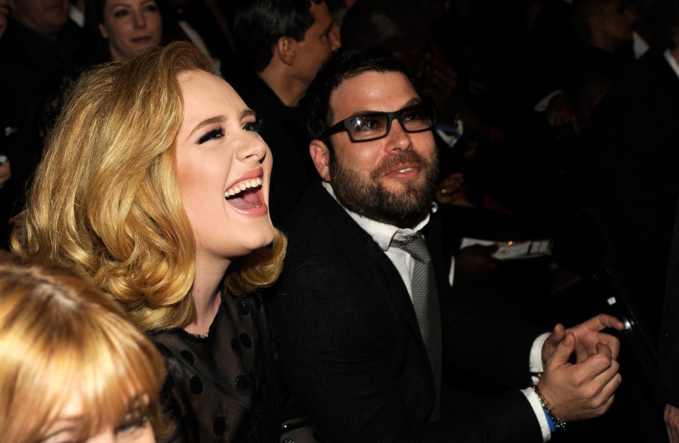  Adele and Simon at the Grammy Awards together in 2012