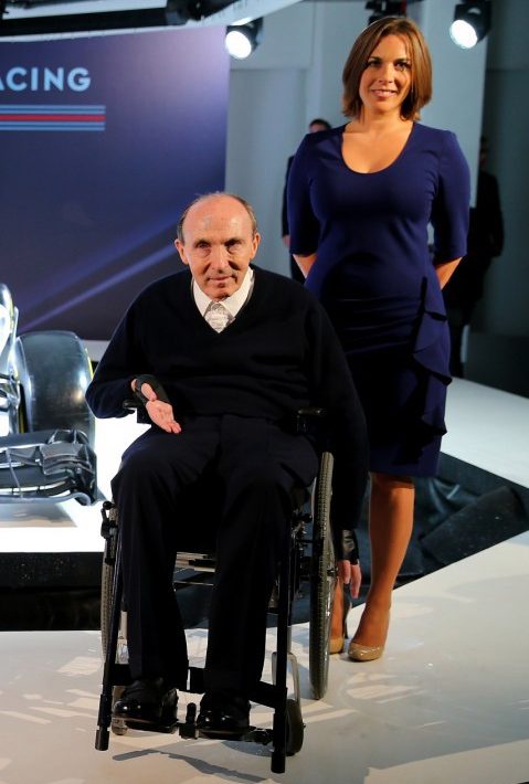  Sir Frank Williams always has "pain in his eyes" whenever he thinks about the tragic events revealed daughter Claire