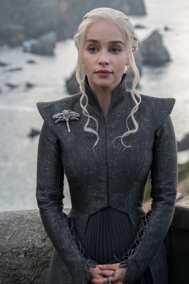  Emilia Clarke plays Daenerys in Game Of Thrones