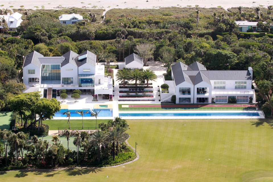  Woods' £41m is situated on Florida's Jupiter Island