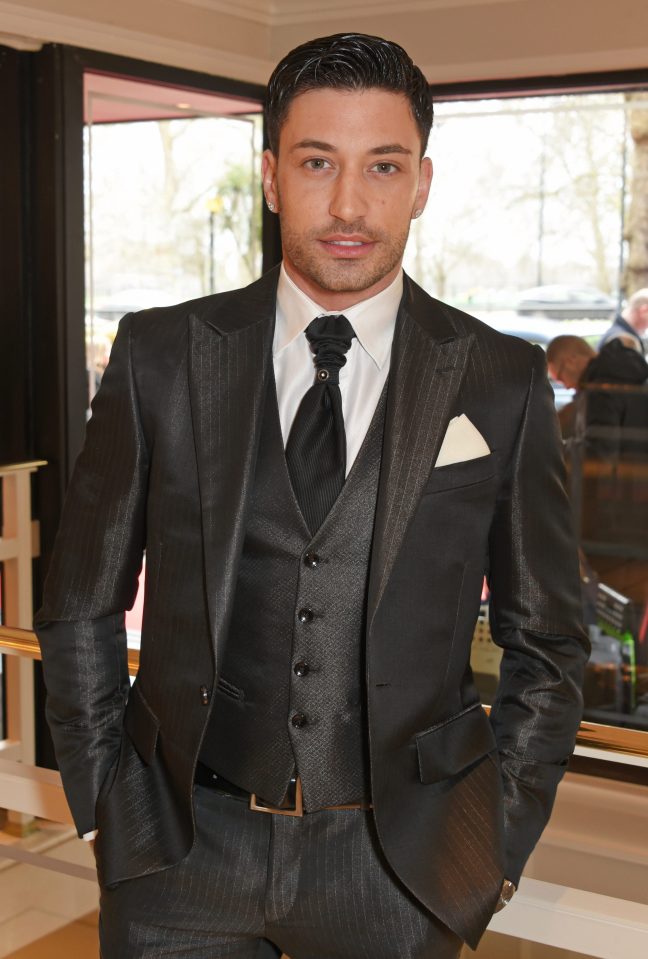  Giovanni Pernice was with Ashley and the pair were said to be horrified by the vomit incident