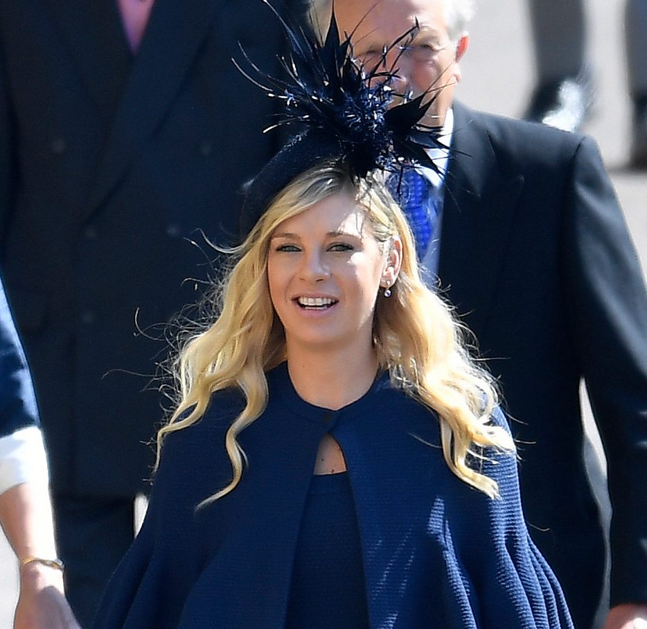  Chelsy Davy was later spotted looking rather put out at Prince Harry's wedding