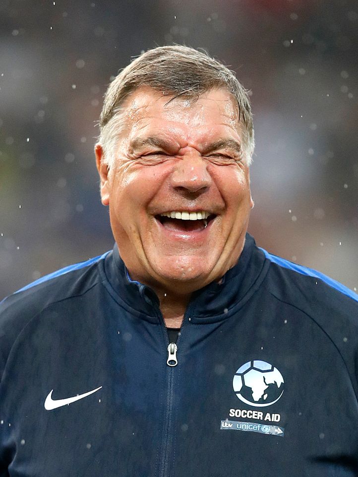  Big Sam, 64, hasn't managed a team since leaving Everton last May