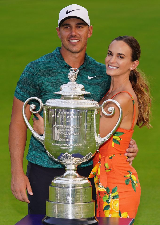  Since the actress has been dating Koepka he has won three Majors — and he will now be hoping to add a Green Jacket to his haul