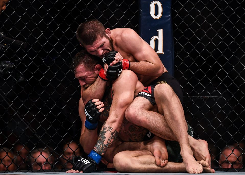 Nurmagomedov submitted McGregor in four rounds at UFC 229 to retain the lightweight title 