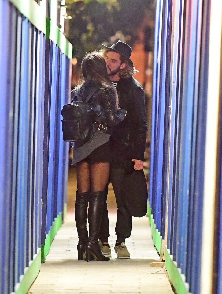  Katya Jones and Seann Walsh are snapped snogging in the street after dance rehearsals in October last year