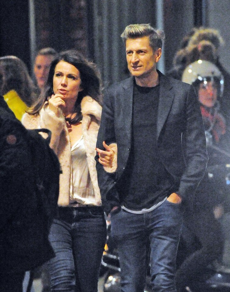  Susanna Reid and Steve Parish during a romantic evening in Soho