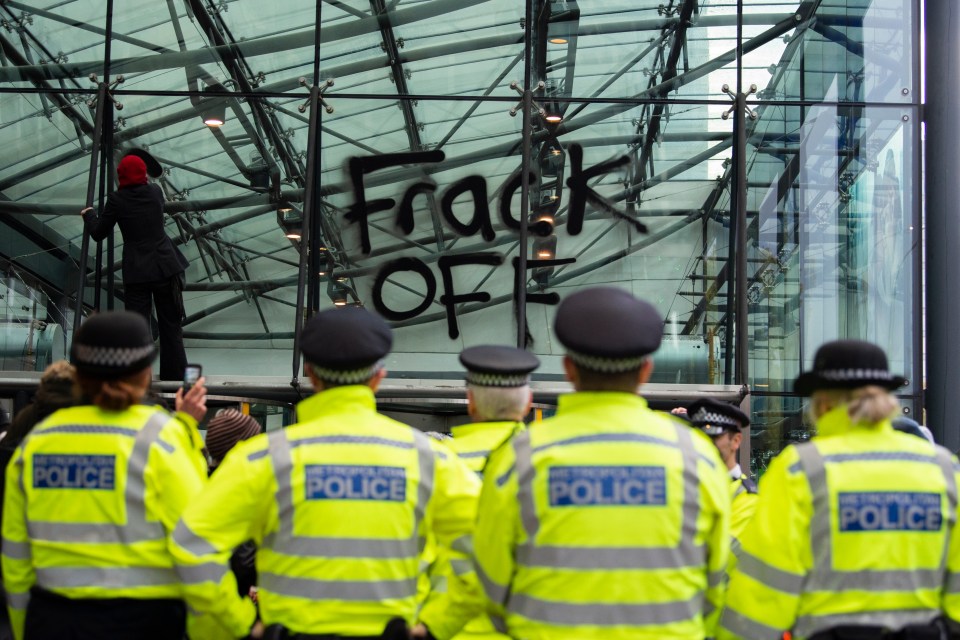  Green activists have protested against fracking