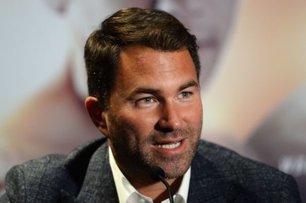 Matchroom boss Eddie Hearn has revealed he will have Anthony Joshua's opponent tied down by early next week