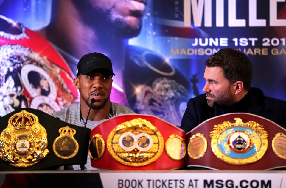 Promoter Eddie Hearn was left 'disgusted' by the three failed drugs tests of Jarrell Miller 