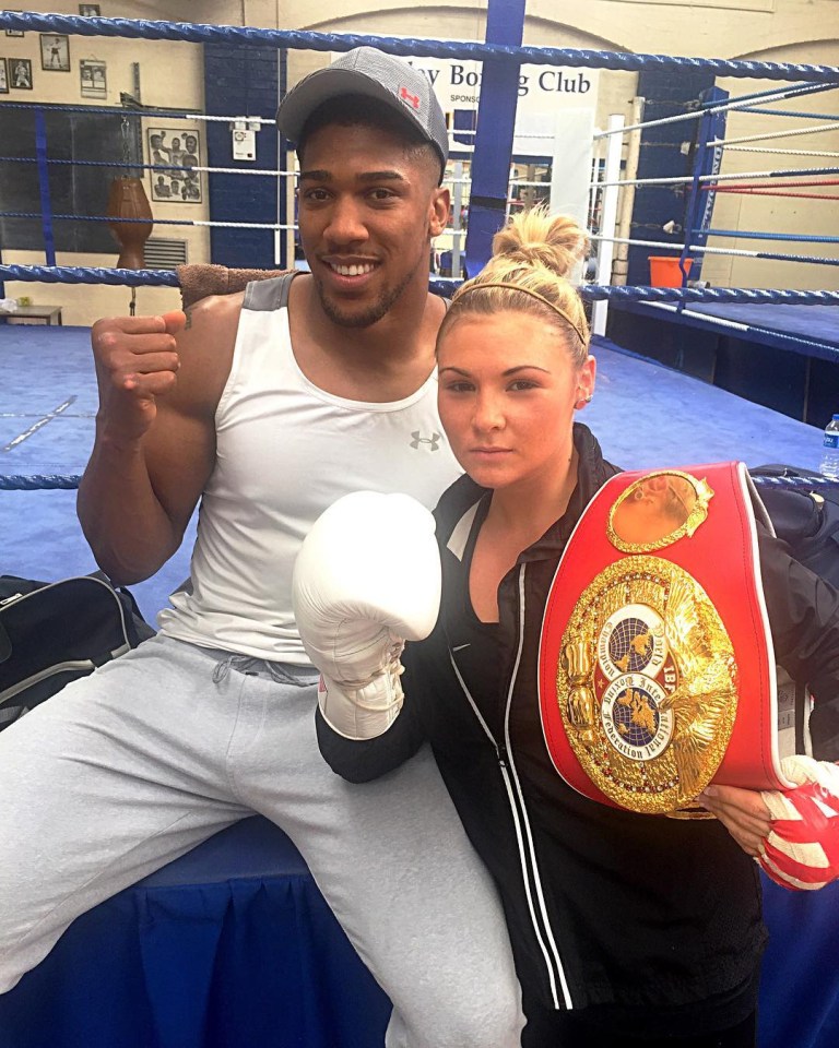 Courtenay is a childhood friend of heavyweight world champion Anthony Joshua