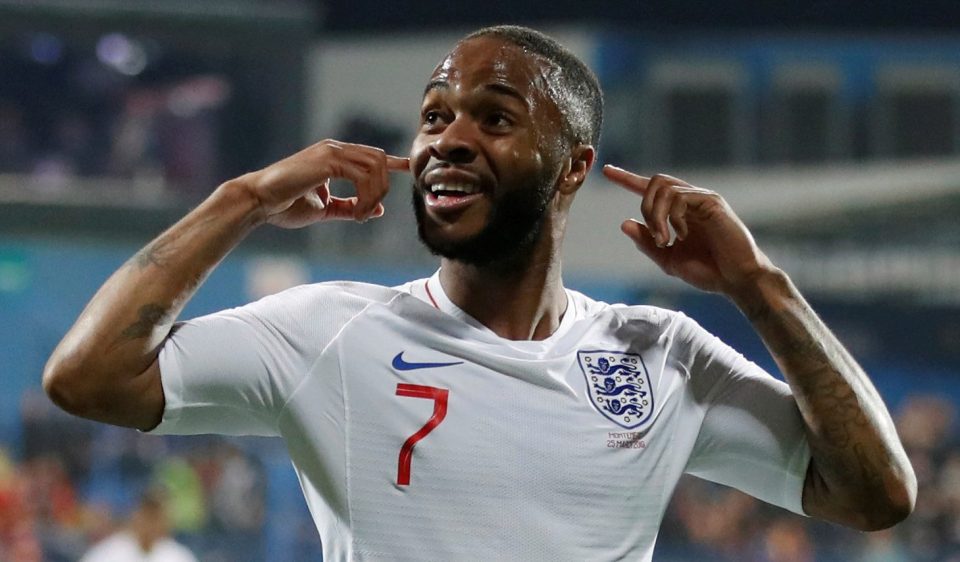 England's Man City star Raheem Sterling found his own way of getting back at the racial abuse - with his cupped-ear celebration of his late goal