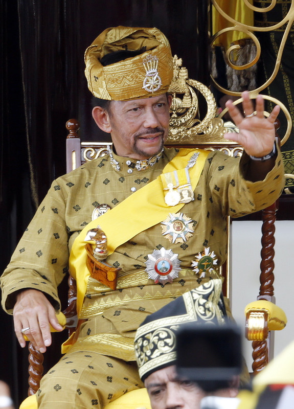  The Sultan of Brunei had been on the throne since 1967