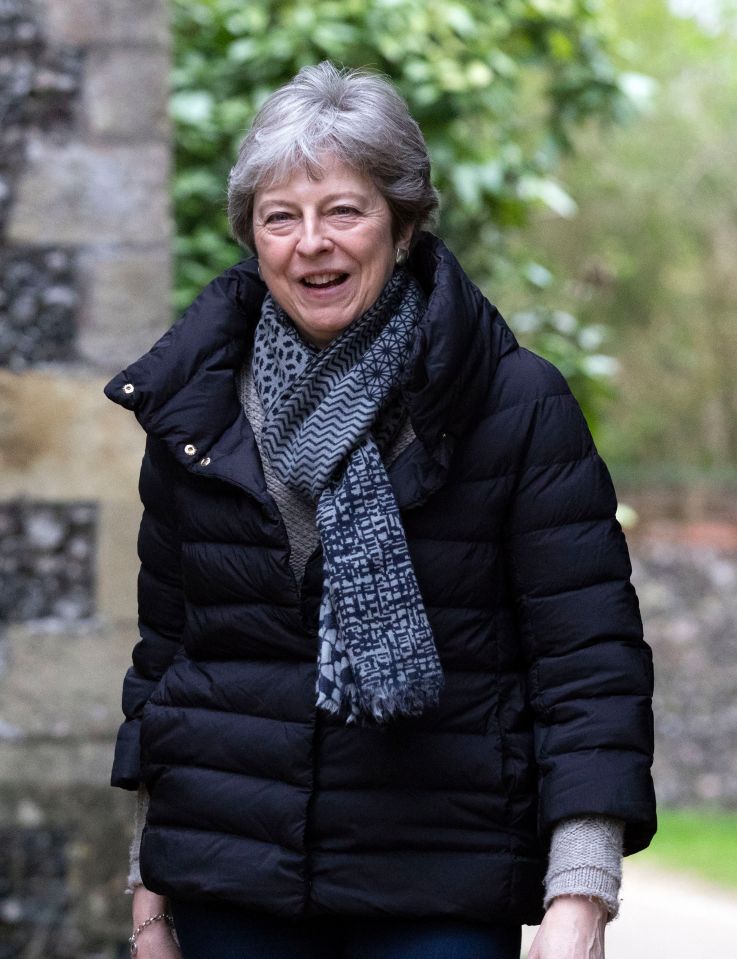  Theresa May wears an expensive new jacket