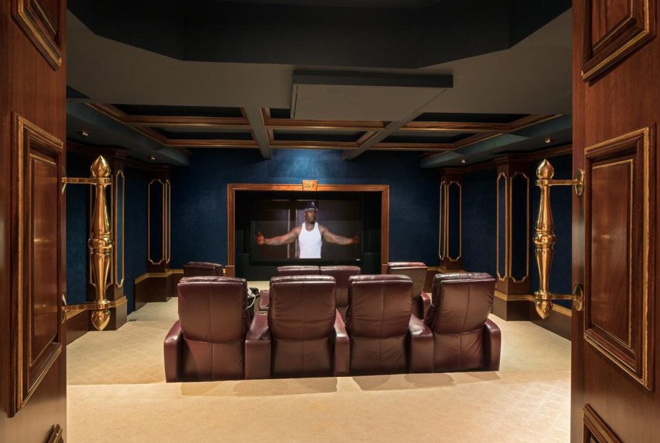  One of the 52 rooms is a home cinema