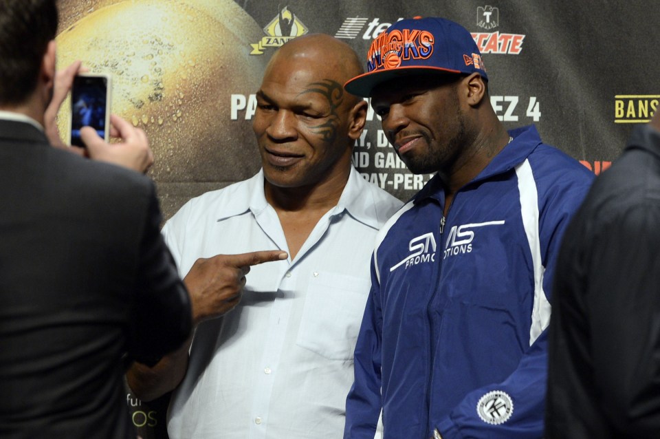  Mike Tyson (L) sold 50 Cent (R) the huge property for £14.2million in 2007