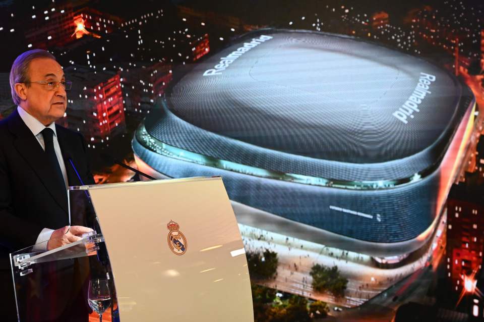  President Florentino Perez revealed the plans will cost £500million and could be finished by 2022