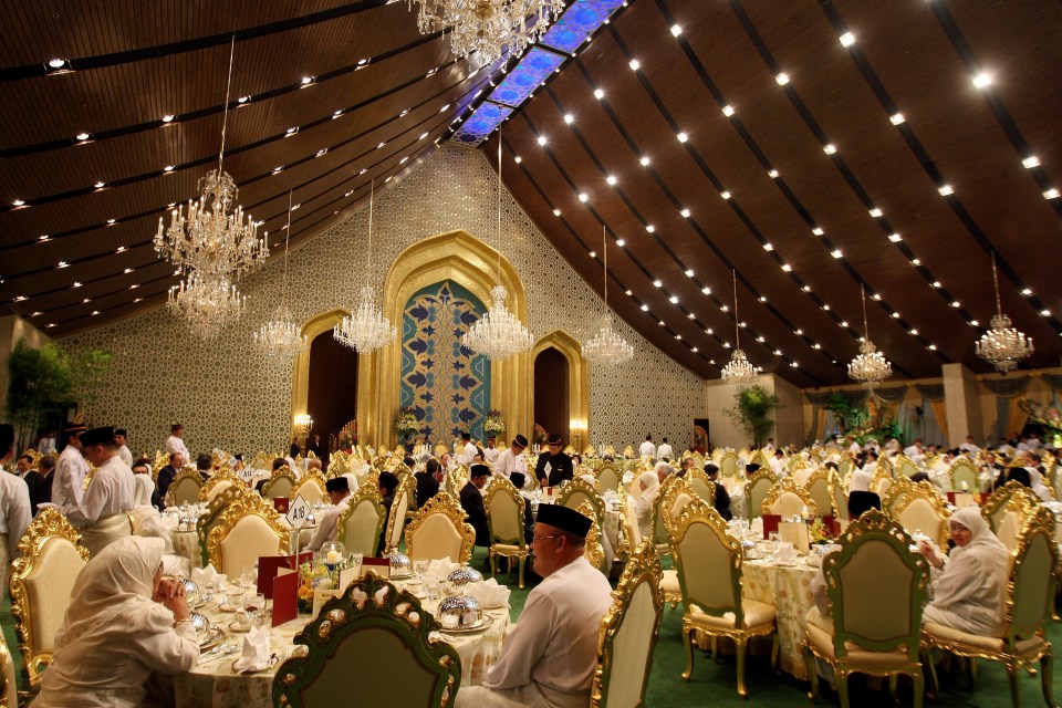  A banquet held in the Palace in 2017, attended by Prince Charles and Camilla