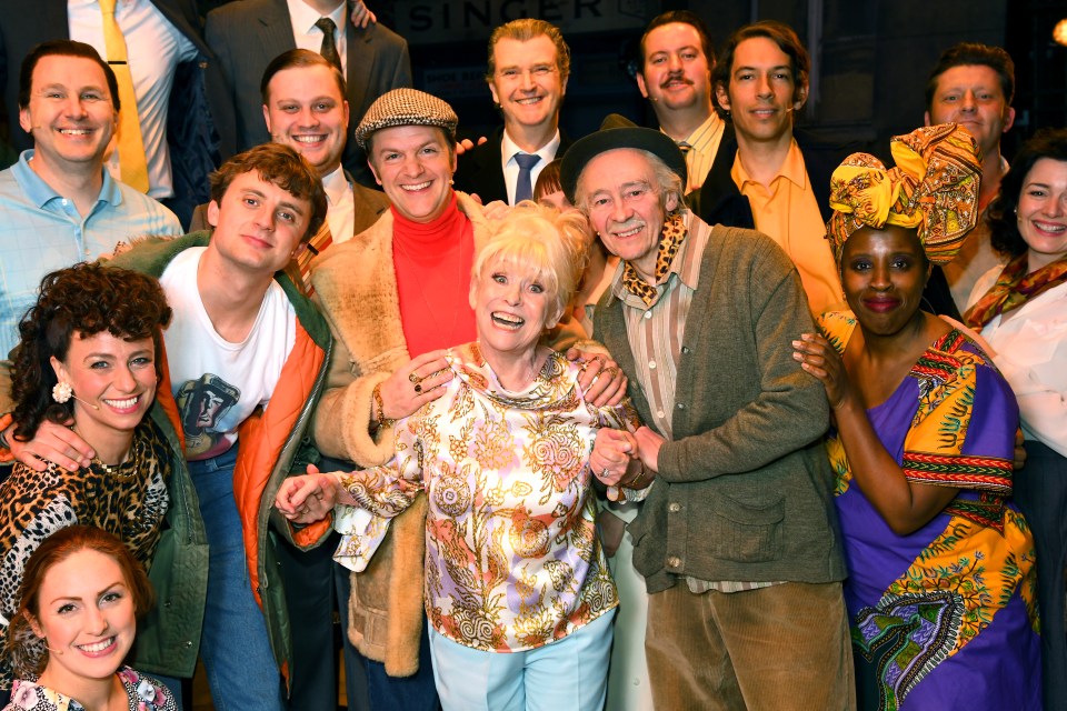  Barbara and Scott met the cast of Only Fools and Horses: The Musical