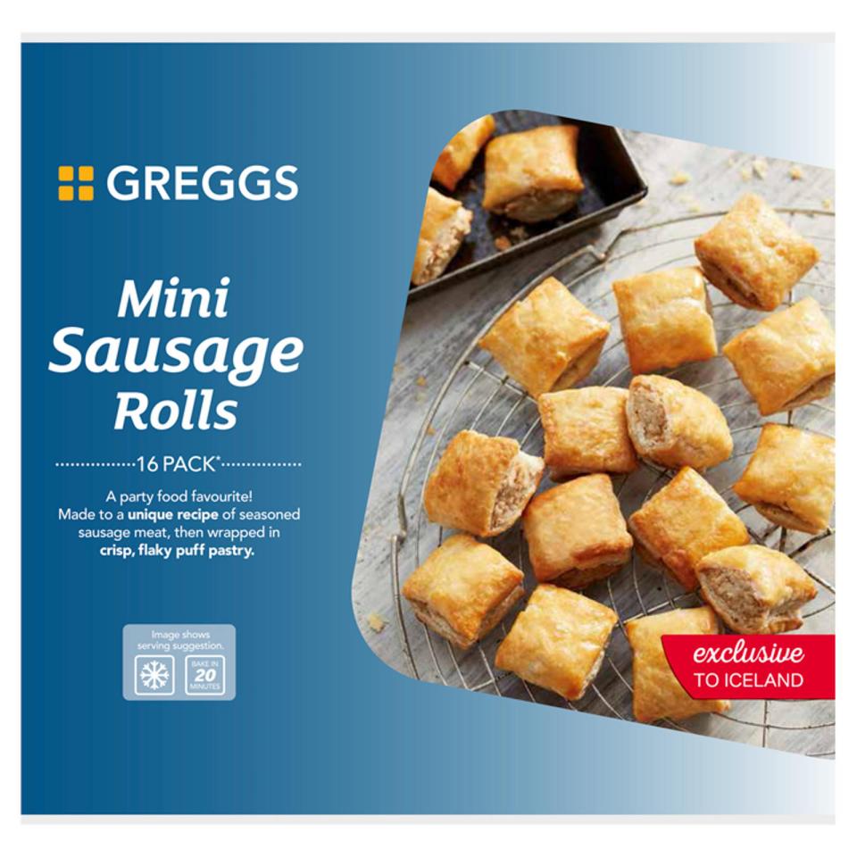  Iceland has recalled its Greggs frozen mini sausage rolls because they contain plastic