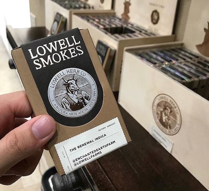  Lowell Smokes – which contain between 22-25 per cent THC, the chemical compound found in marijuana – are perfectly legal in California