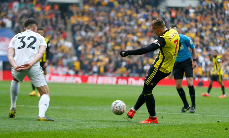  Gerard Deulofeu gave Watford hope with an outrageous chipped finish into the top corner