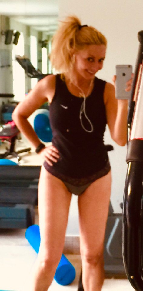  She was 56 when she took this impressive gym selfie