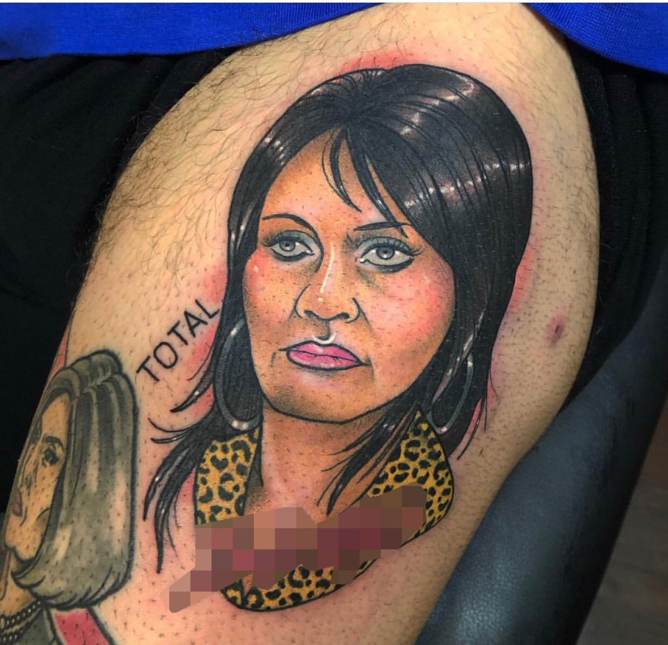  A man called Stephen has had Kat and her famous quote inked on his leg