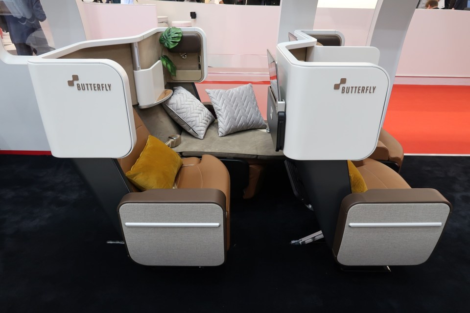  New seat designs could mean beds and sofas will be common on flights