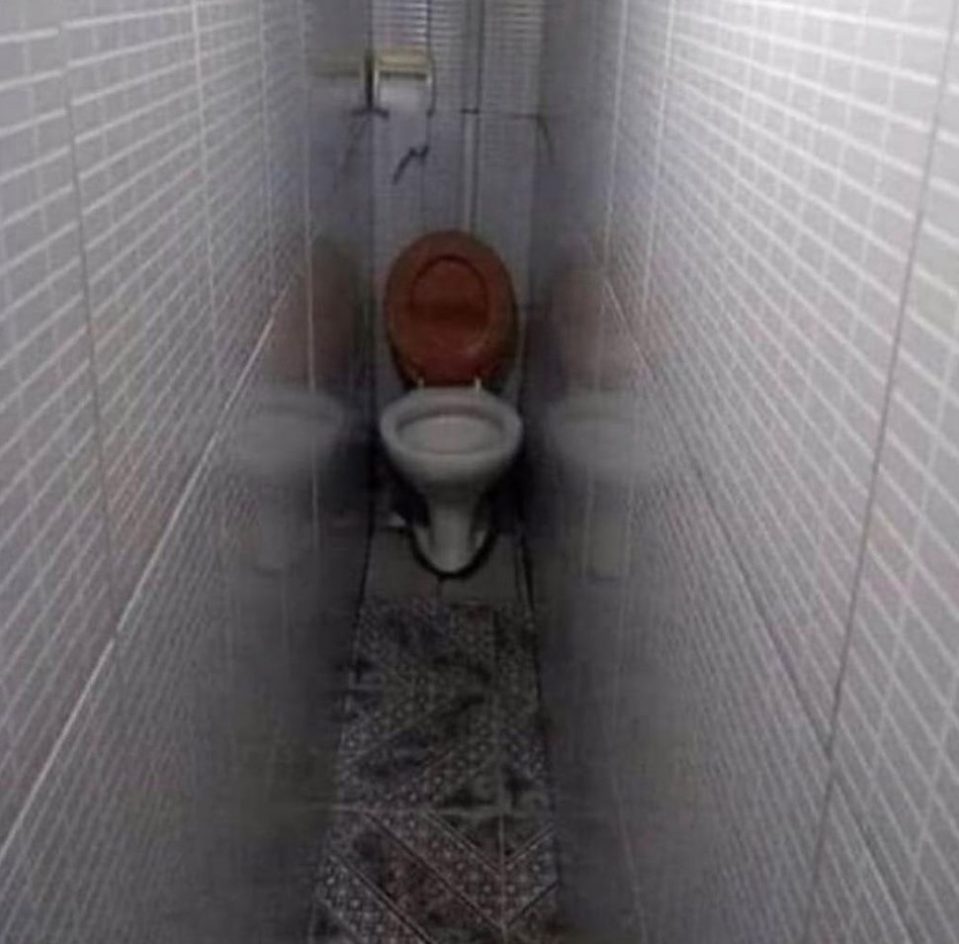  Anyone wanting to use this toilet doesn't have much room for comfort