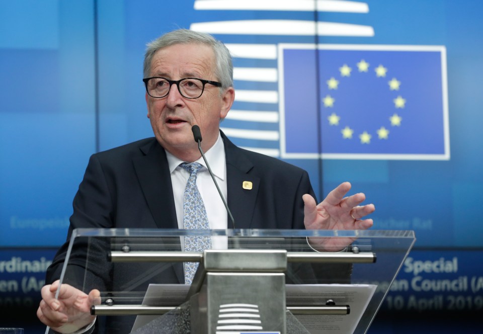  European Commission President Jean Claude Juncker spoke at the EU summit to discuss Theresa May’s new Brexit extension