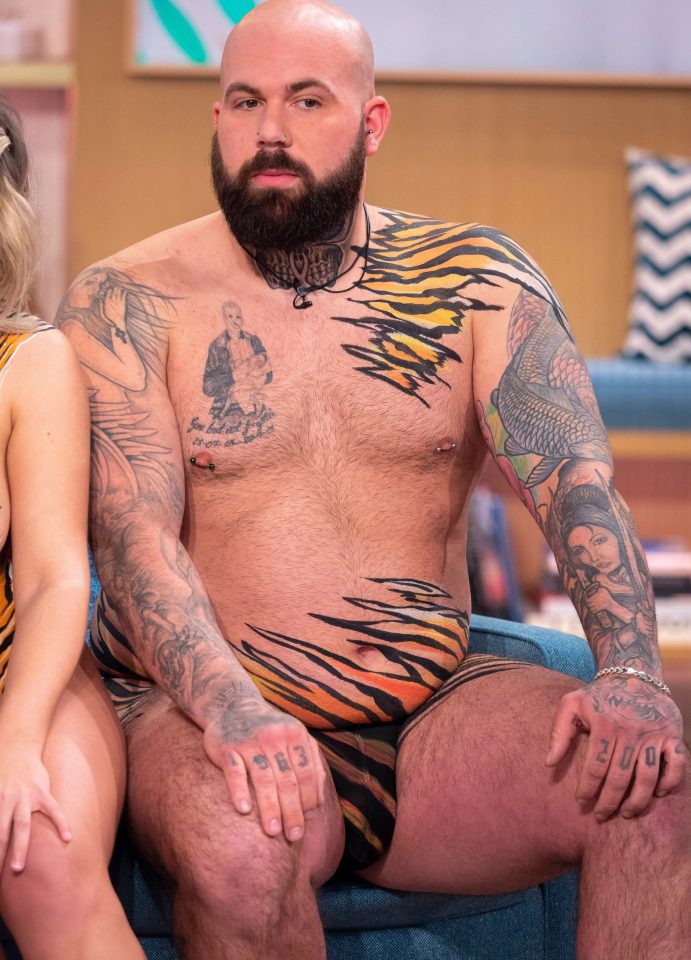  Ben, star of the show is the UK’s first plus size male model