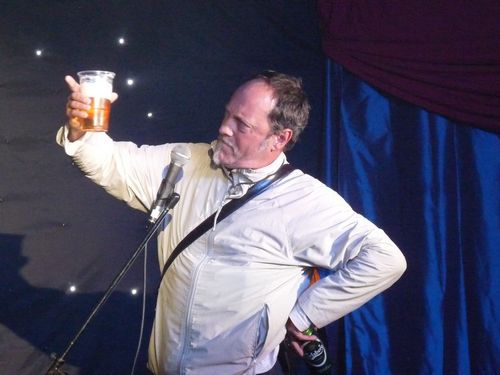  Stand-up comedian Ian Cognito died on stage in front of a shocked audience last night