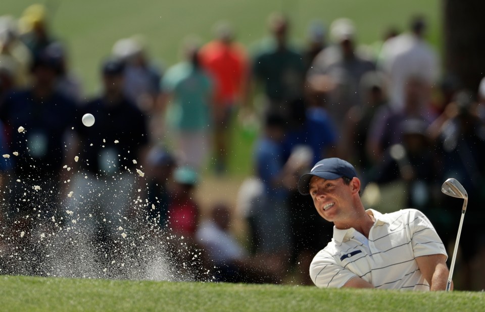  Rory McIlroy looks to have slipped too far off the pace