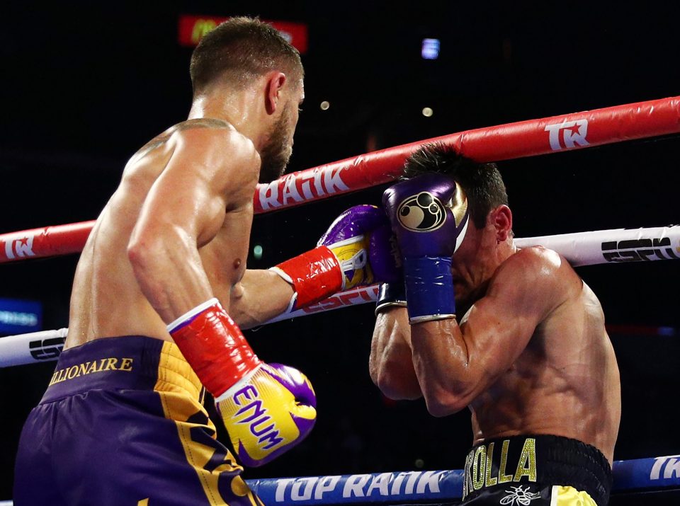  Vasyl Lomachenko dominated Anthony Crolla in a one-sided showing