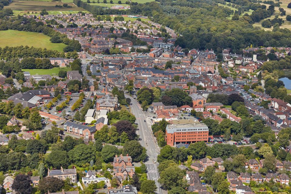 The leafy town of Knutsford is being targeted by county lines activity 