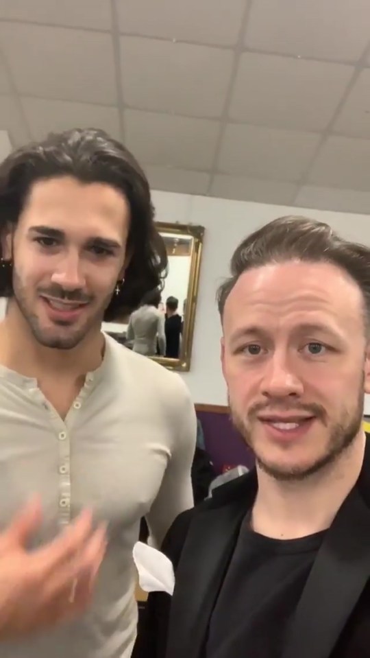 Strictly pros Kevin and Graziano Di Prima in rehearsals for their dance show Burn The Floor