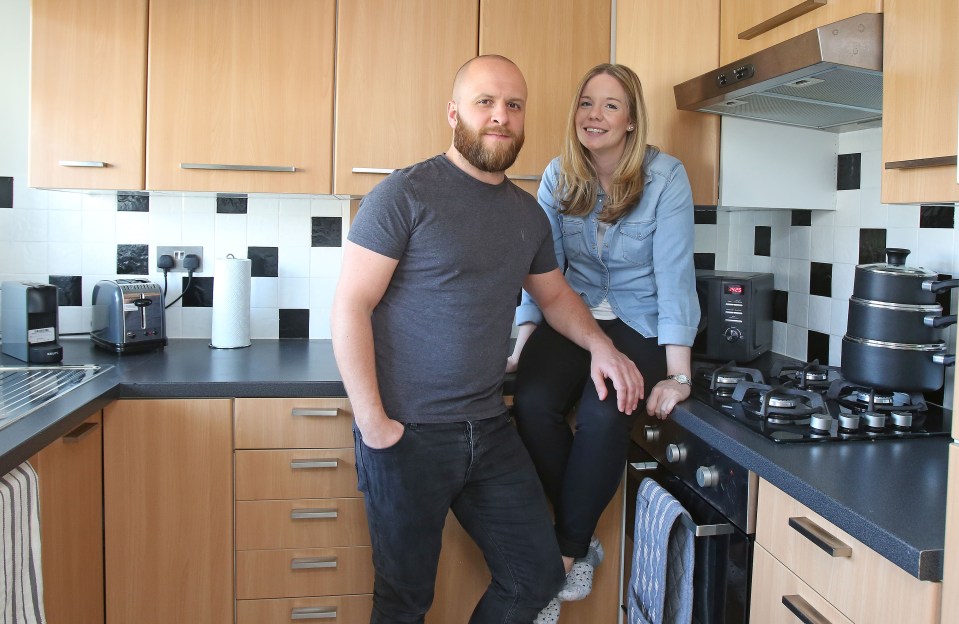  Andrew Bourn and his partner Alex Rowe got the keys to their one-bed flat in September last year